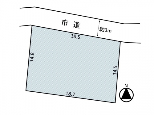 土地 - 長野県松本市女鳥羽三丁目