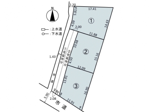 ◆大決算キャンペーン対象物件◆スマイルタウン里山辺 全3区画【あがたの森公園近く♪源池小学校まで徒歩9分】