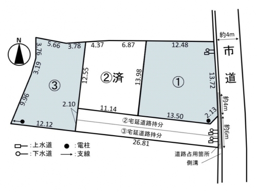 スマイルタウン笹賀 全3区画【買い物施設やこども園が身近♪のどかな住環境が魅力】