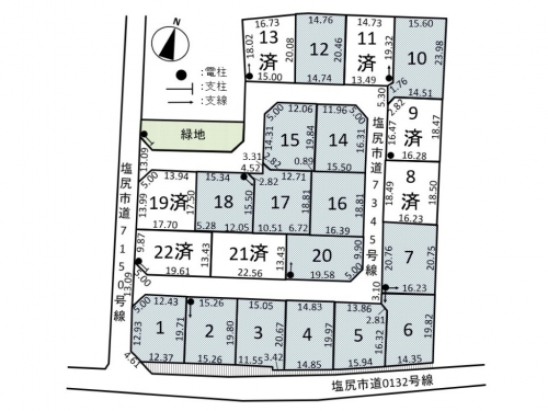 スマイルタウン宗賀床尾 全22区画【のどかなエリアで広々90坪超え！】